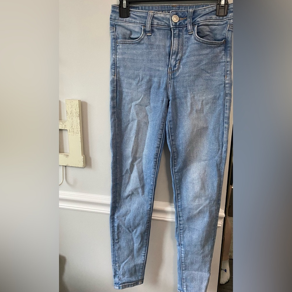 American Eagle Outfitters Blue Skinny Jeans